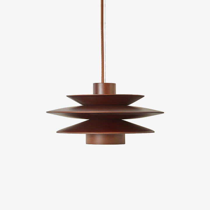 Cascade Wooden Disc Pendant Lamp - Vakkerlight