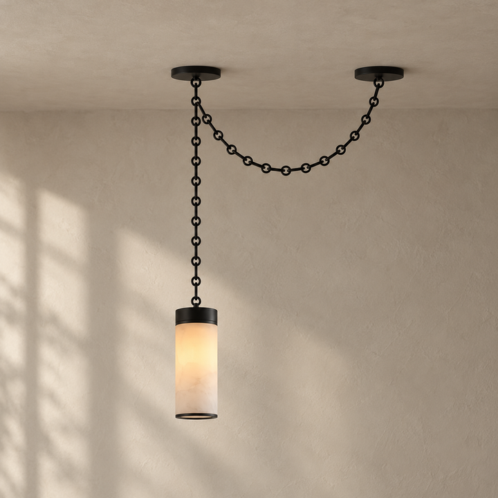 Plafoniera a Cascata Cylinder Chain
