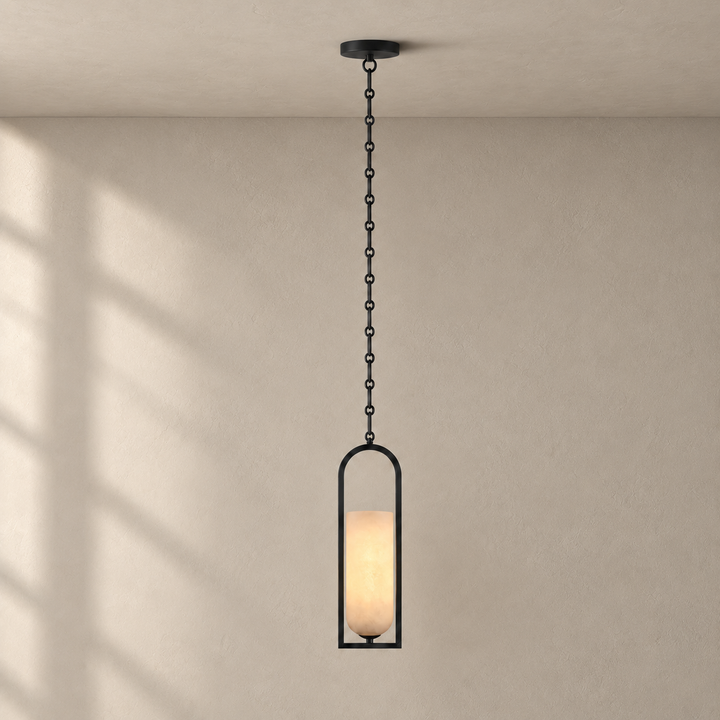 Cascading Chain Lantern Chandelier