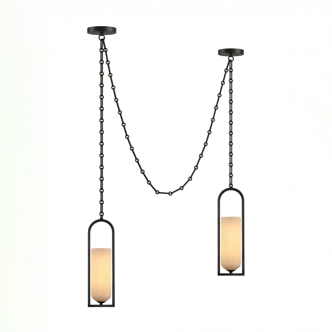 Cascading Chain Lantern Chandelier - Vakkerlight