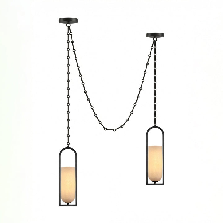 Cascading Chain Lantern Chandelier - Vakkerlight