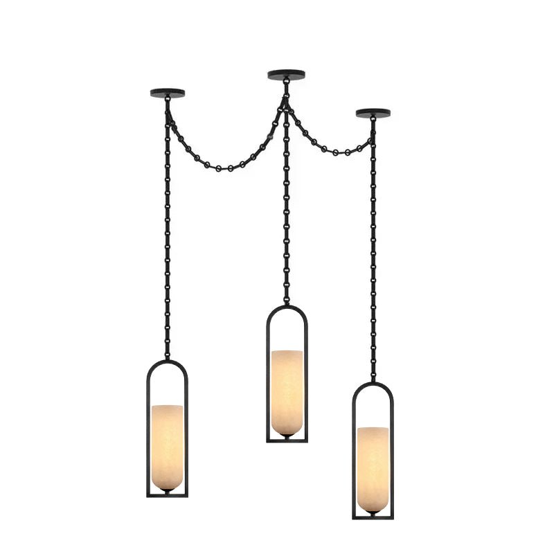 Cascading Chain Lantern Chandelier - Vakkerlight