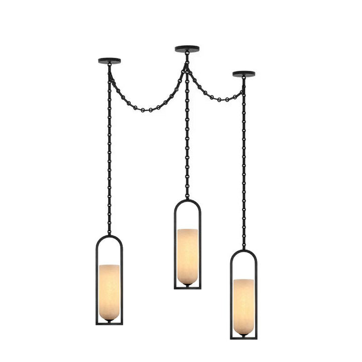 Cascading Chain Lantern Chandelier - Vakkerlight