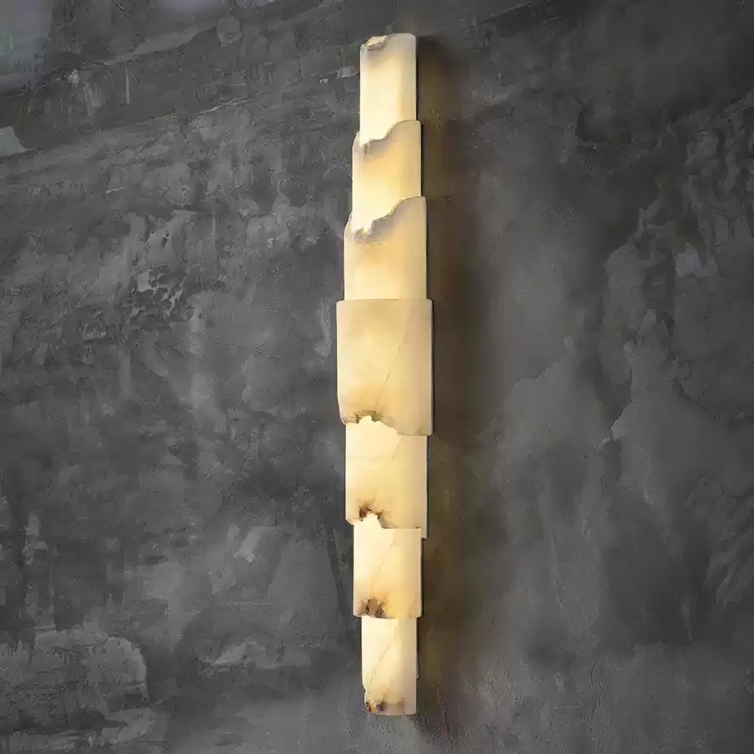 Cascading Alabaster Wall Sconce - Vakkerlight