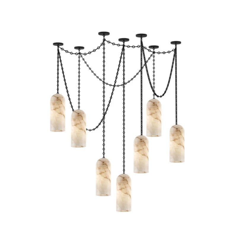 Cascading Chain Capsule Chandelier - Vakkerlight