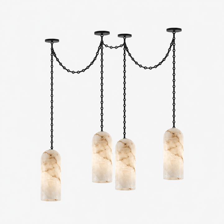Cascading Chain Capsule Chandelier - Vakkerlight