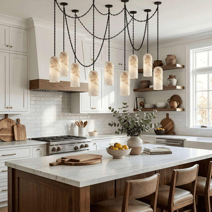 Cascading Chain Capsule Chandelier - Vakkerlight