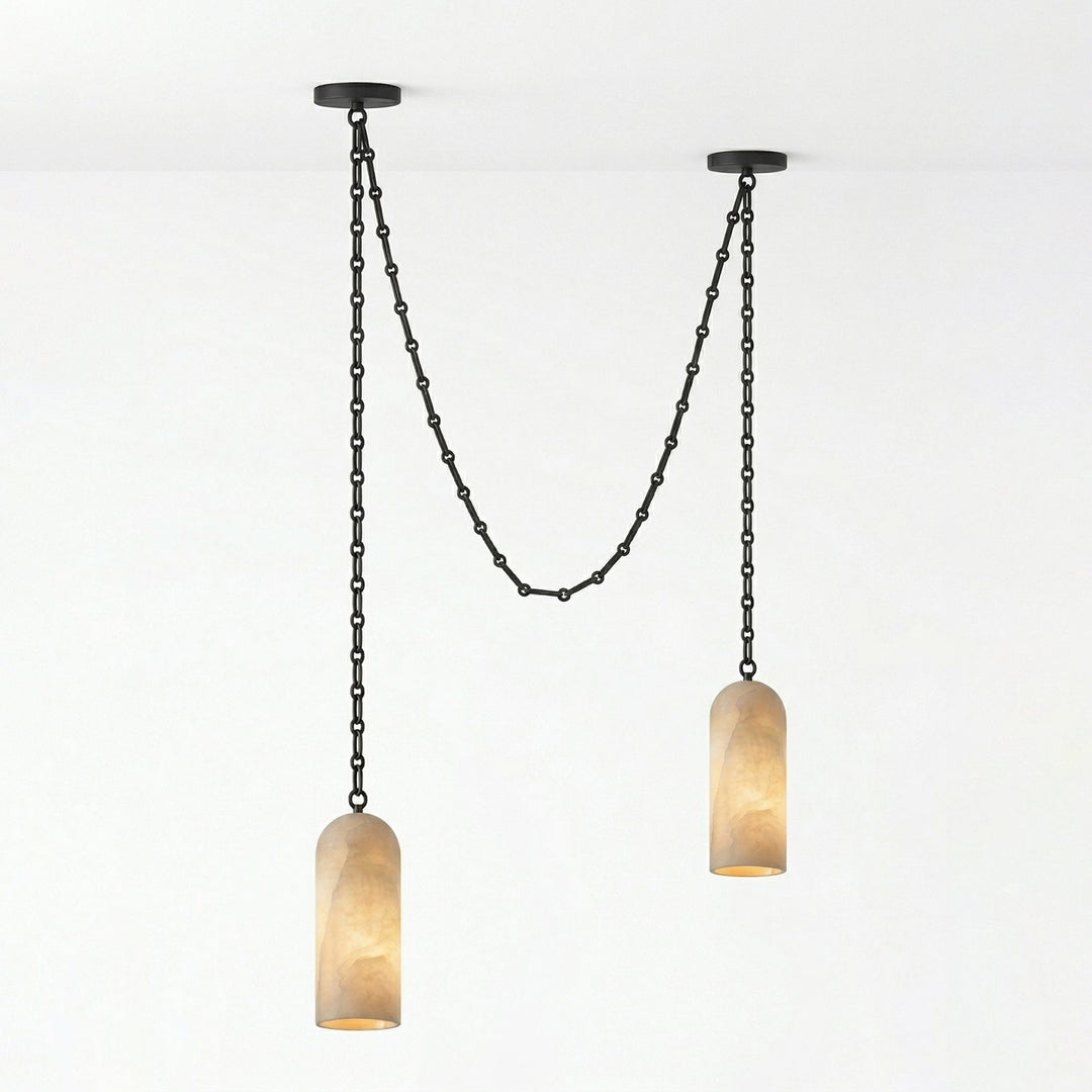 Cascading Chain Capsule Chandelier - Vakkerlight