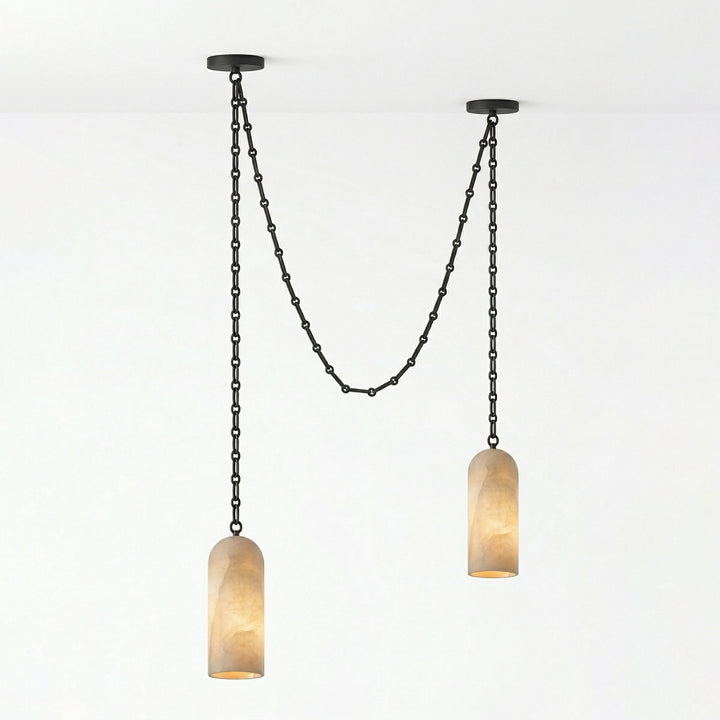 Cascading Chain Capsule Chandelier - Vakkerlight