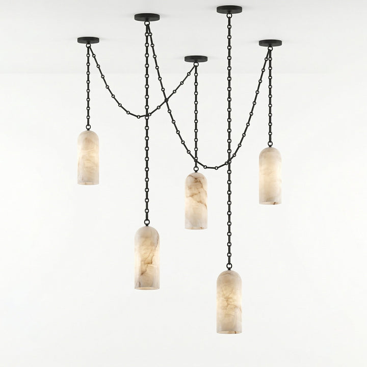 Cascading Chain Capsule Chandelier - Vakkerlight