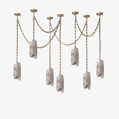 Cascading Chain Cluster Chandelier