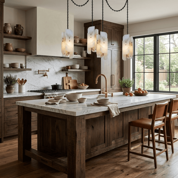 Cascading Chain Cluster Chandelier - Vakkerlight