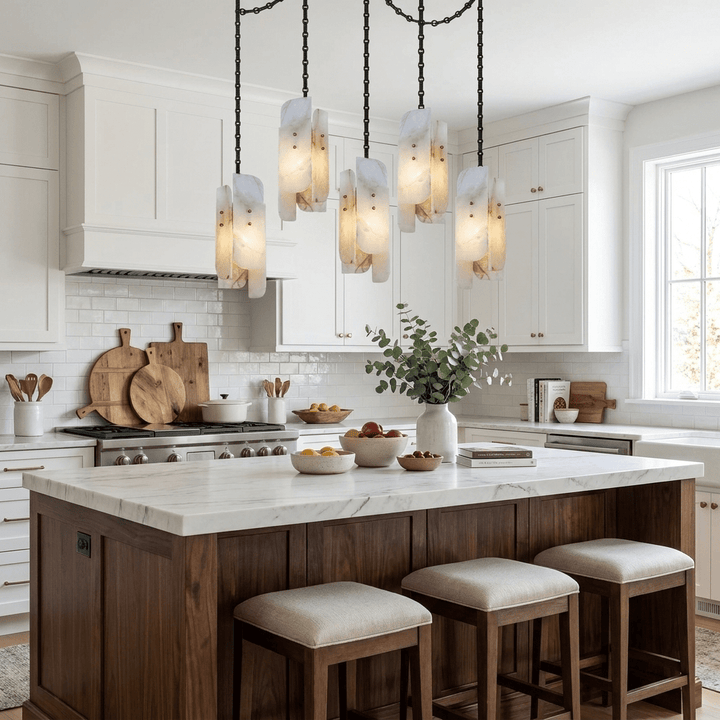 Cascading Chain Cluster Chandelier - Vakkerlight