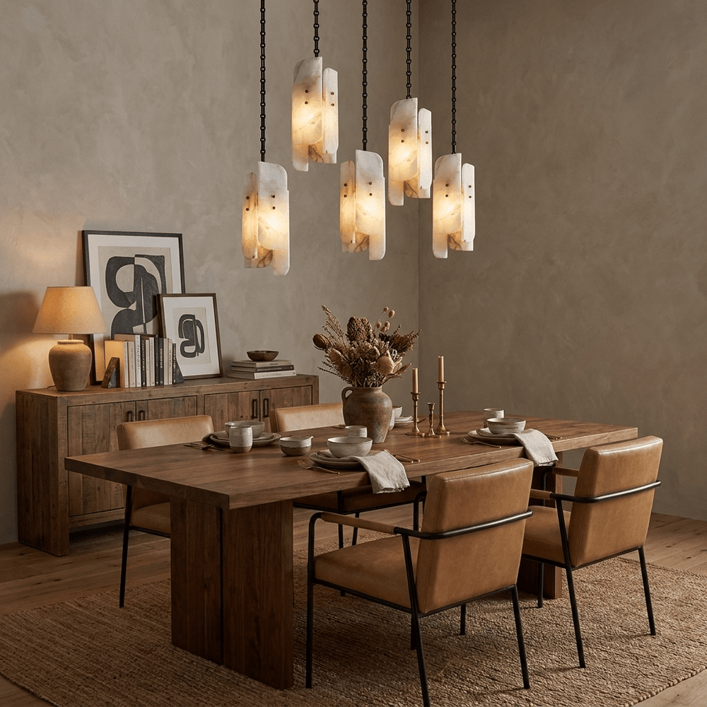 Cascading Chain Cluster Chandelier - Vakkerlight