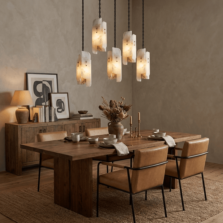 Cascading Chain Cluster Chandelier - Vakkerlight