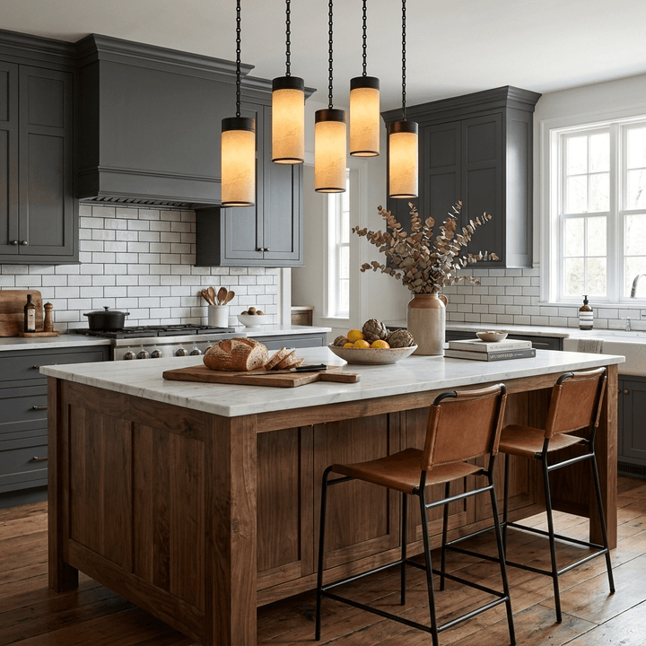 Cascading Chain Cylinder Chandelier - Vakkerlight