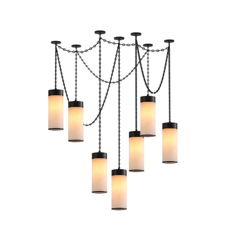 Cascading Chain Cylinder Chandelier - Vakkerlight
