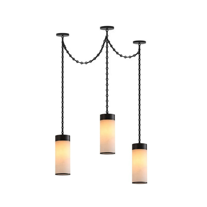 Cascading Chain Cylinder Chandelier - Vakkerlight