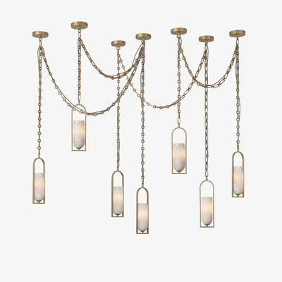 Lustre Cascading Chain Lantern