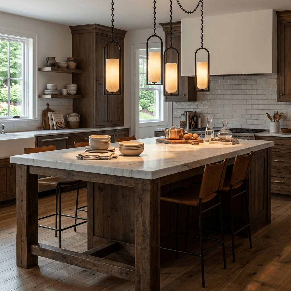 Cascading Chain Lantern Chandelier - Vakkerlight