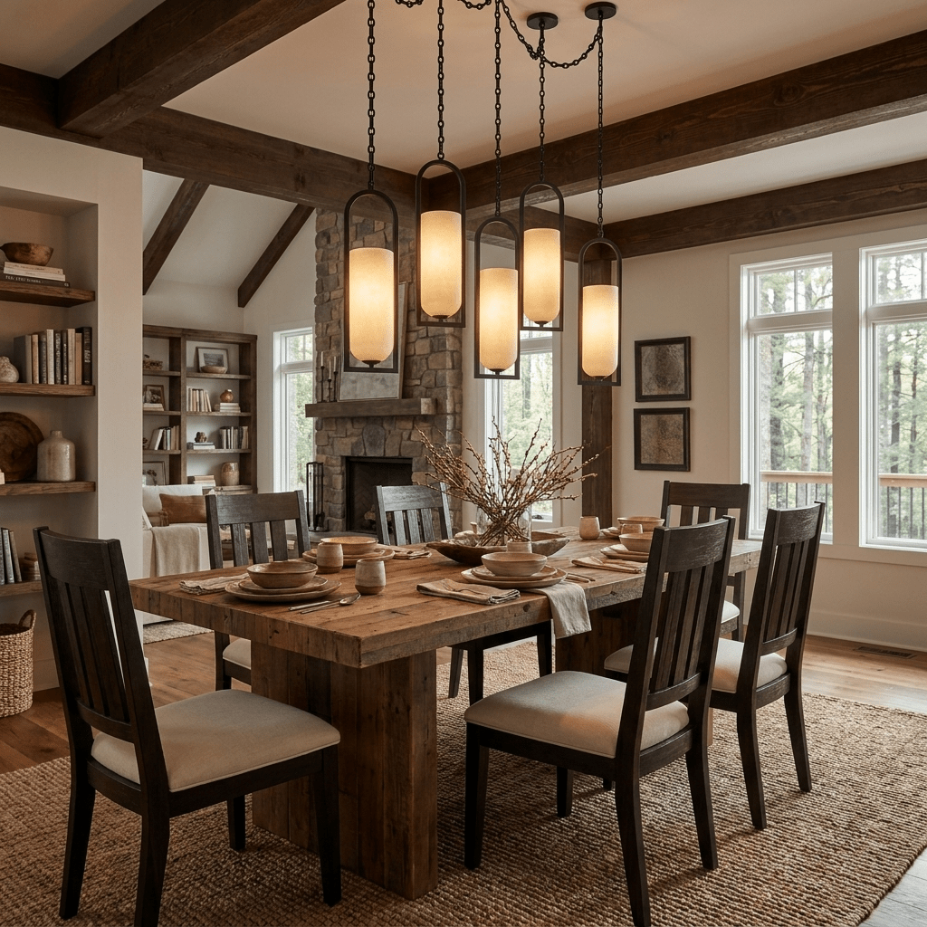 Cascading Chain Lantern Chandelier - Vakkerlight