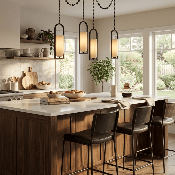 Cascading Chain Lantern Chandelier - Vakkerlight