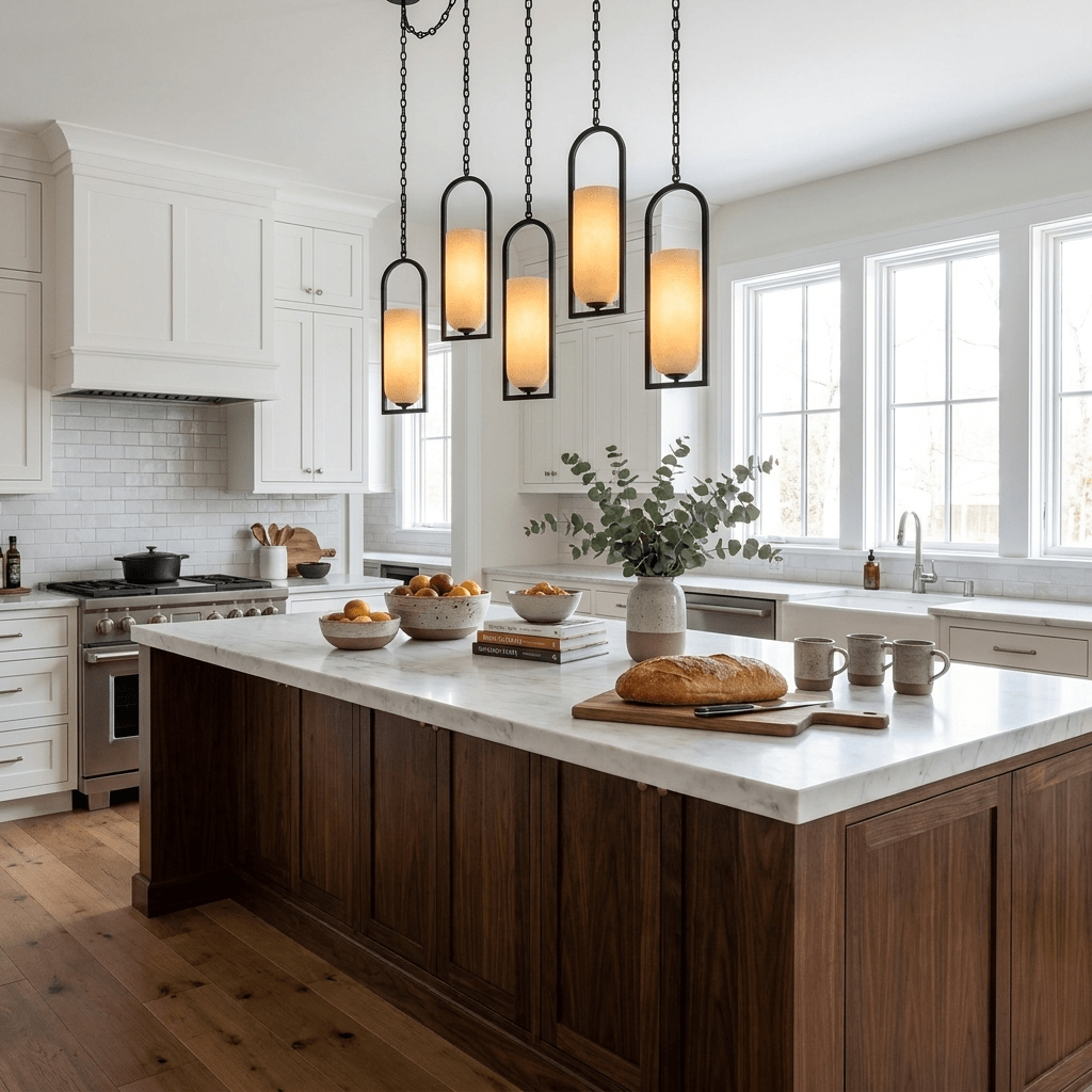 Cascading Chain Lantern Chandelier - Vakkerlight
