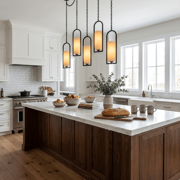 Cascading Chain Lantern Chandelier - Vakkerlight
