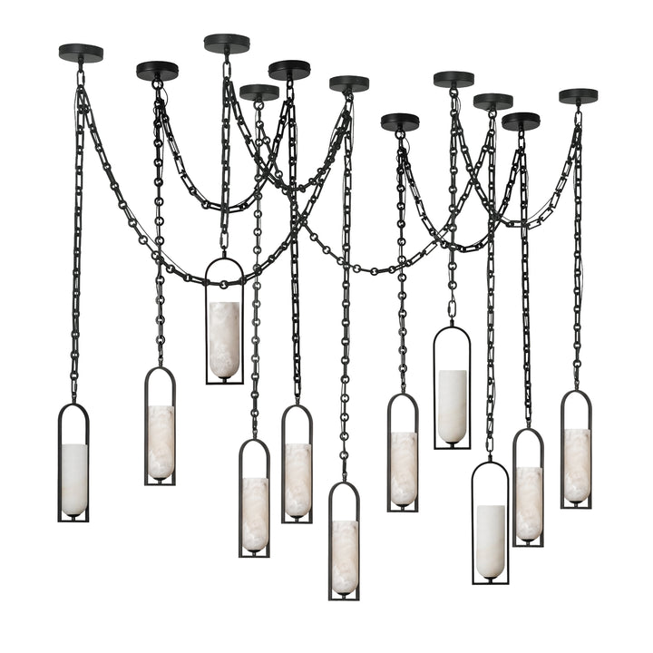 Lampadario Cascading Chain Lantern