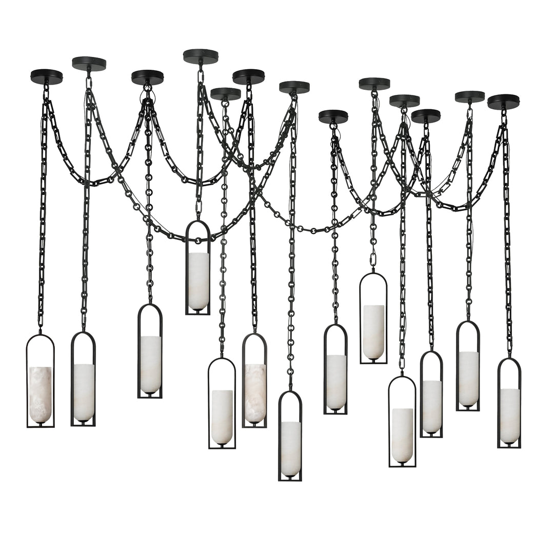 Lampadario Cascading Chain Lantern