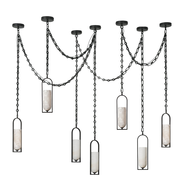 Lampadario Cascading Chain Lantern