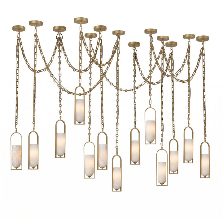 Lampadario Cascading Chain Lantern