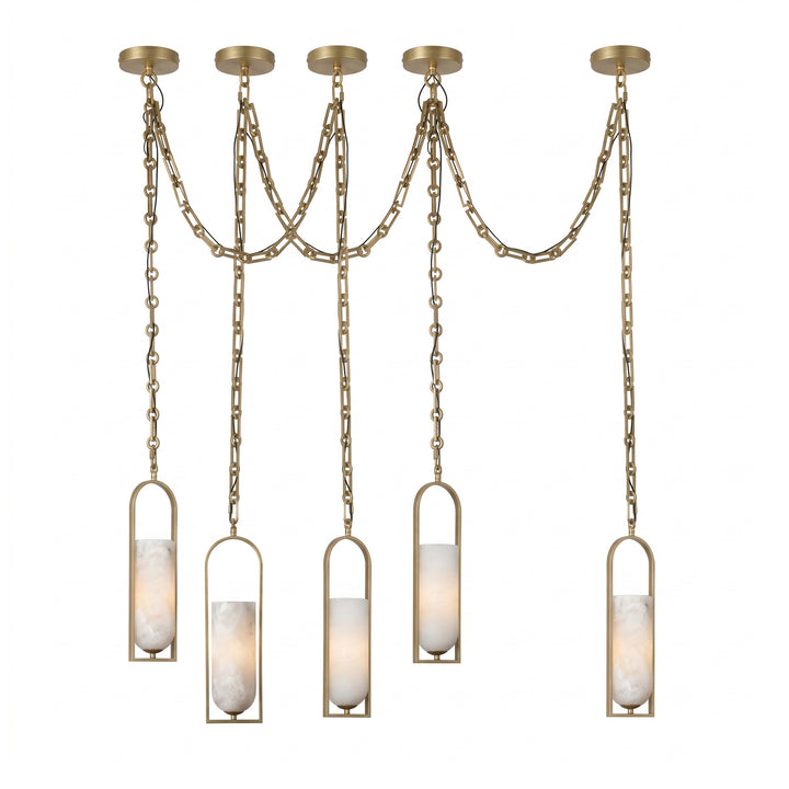 Lampadario Cascading Chain Lantern