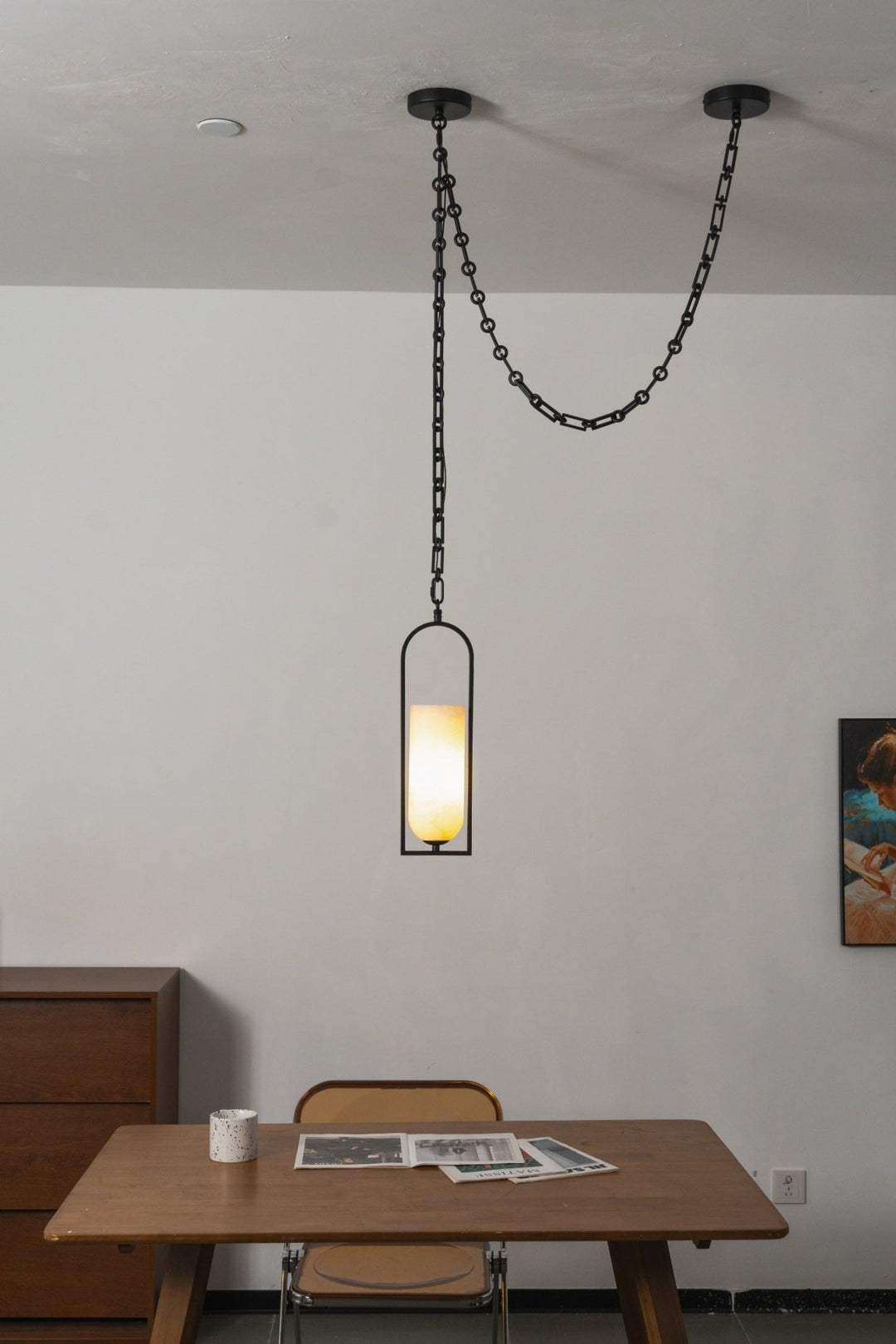 Cascading Chain Lantern Chandelier - Vakkerlight