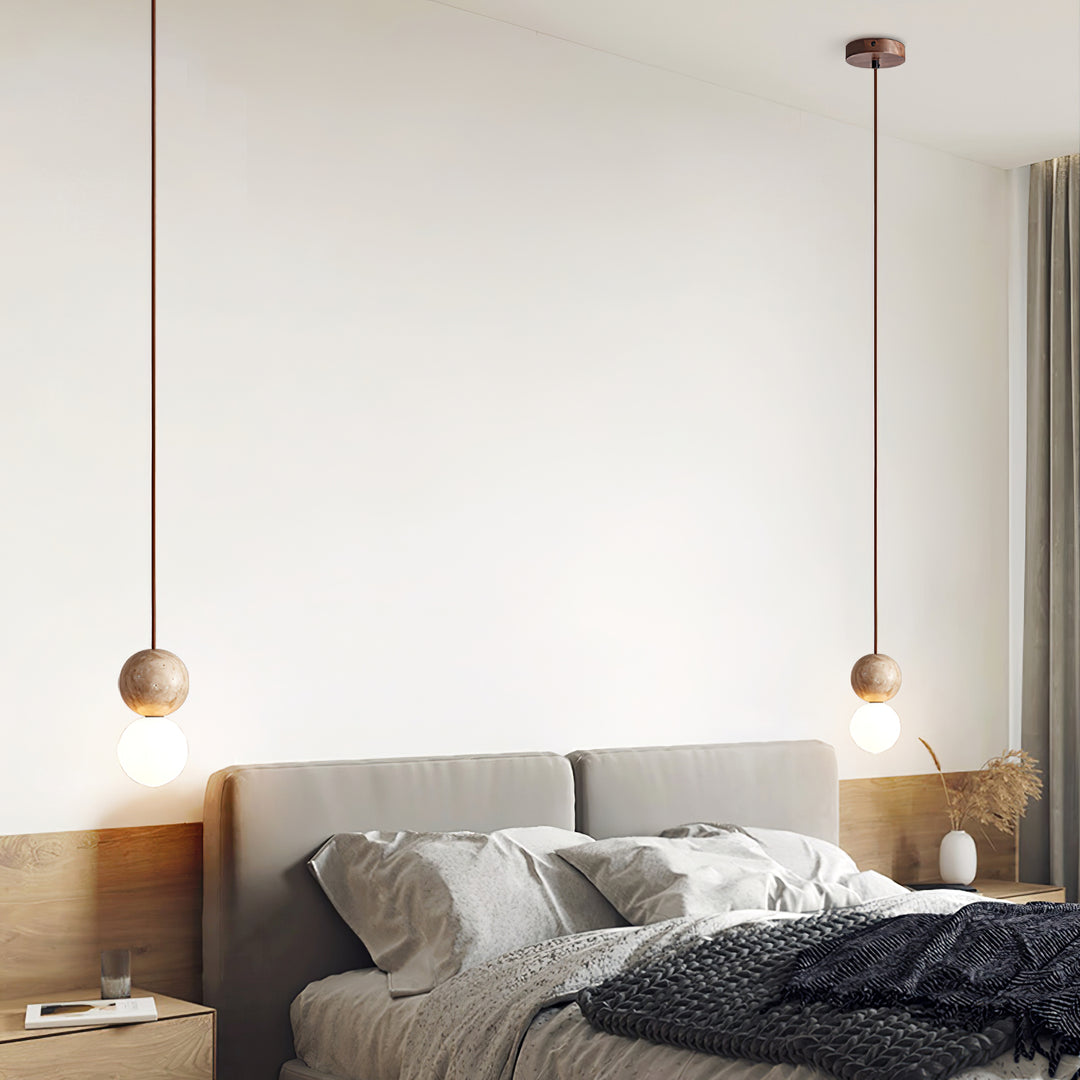 Cassia Travertine Pendant Light - Vakkerlight
