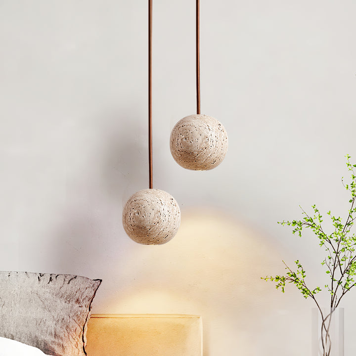 Cassia Travertine Pendant Light - Vakkerlight