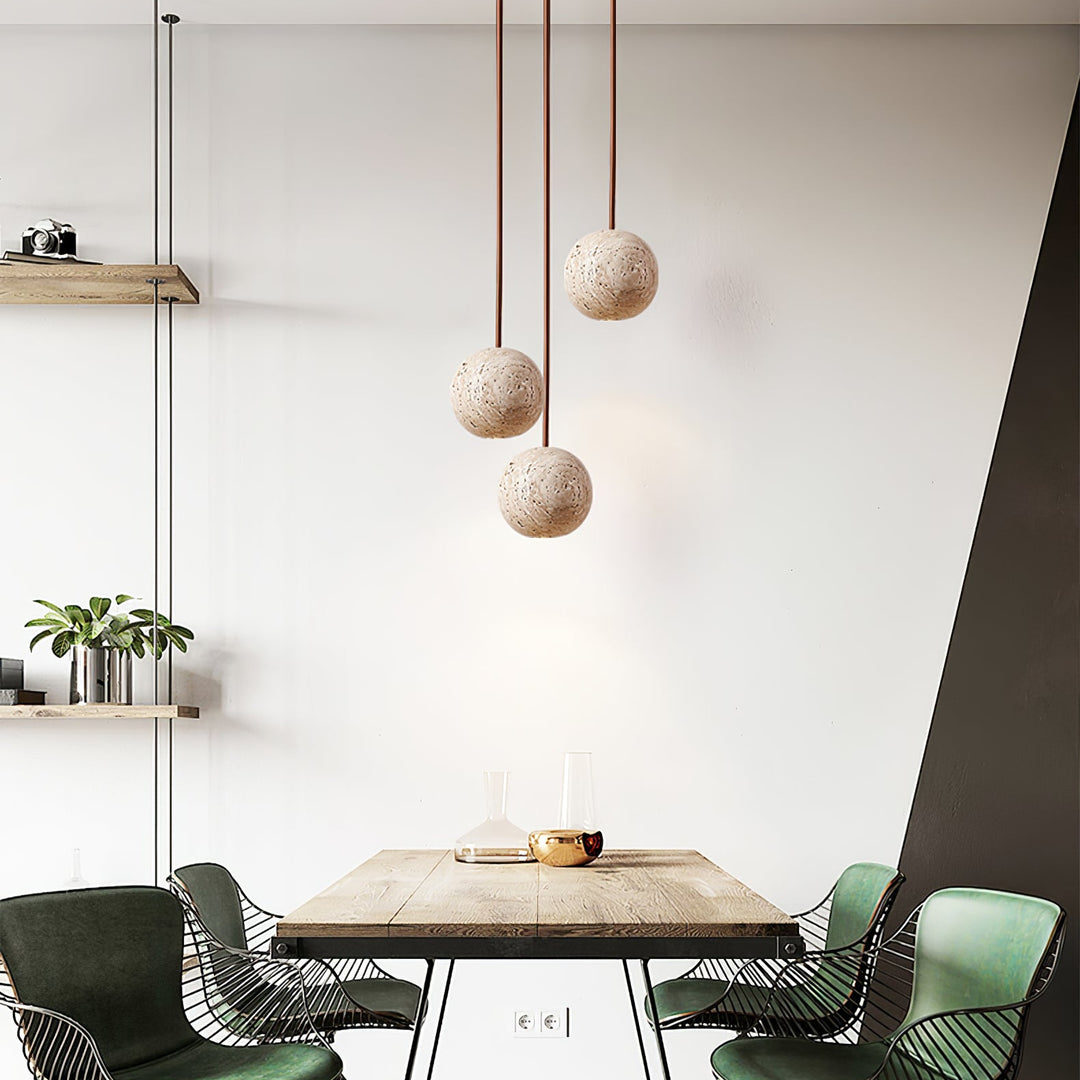 Cassia Travertine Pendant Light - Vakkerlight