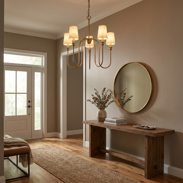 Catenary Alabaster Chandelier