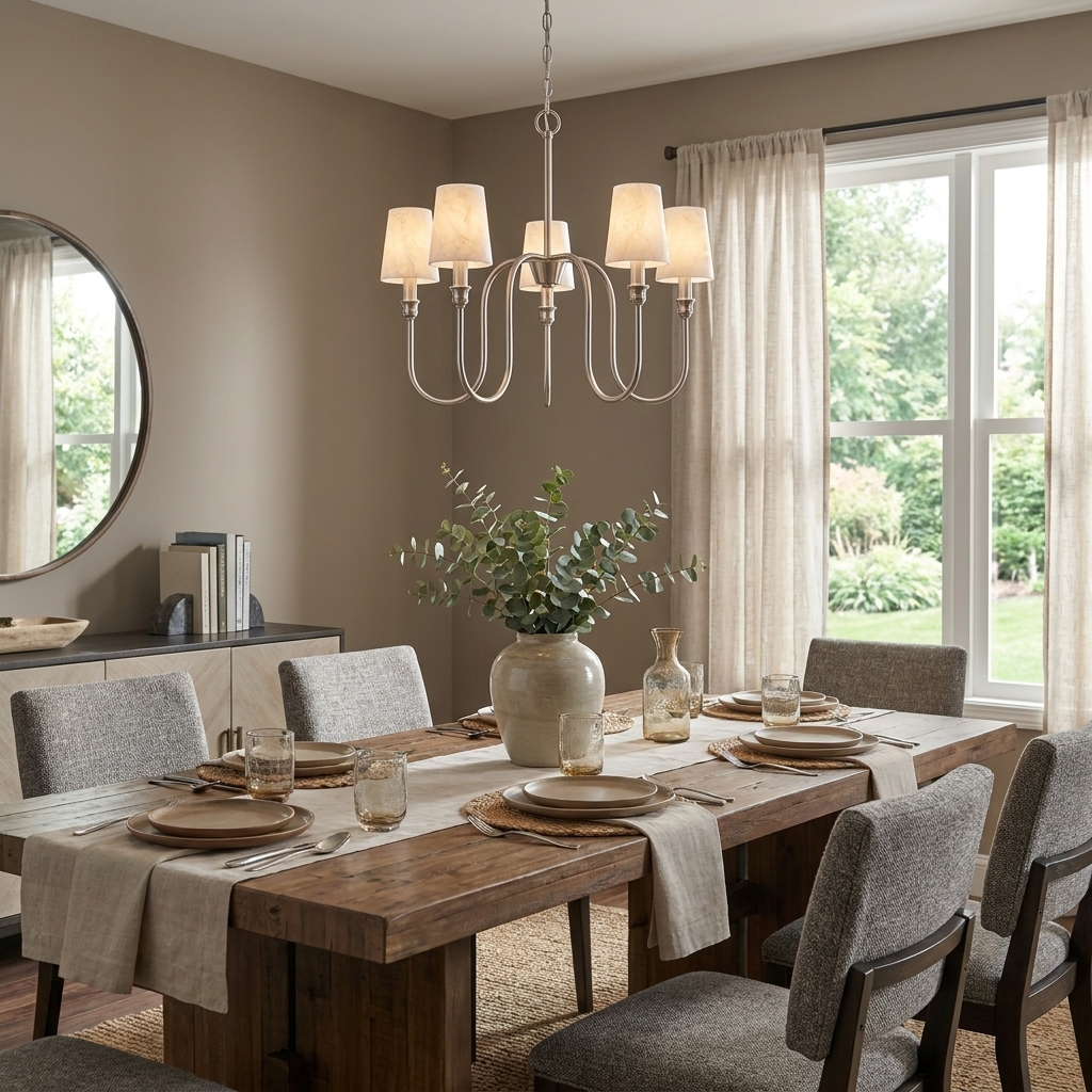 Catenary Alabaster Chandelier