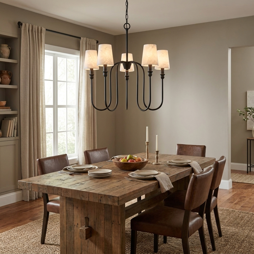 Catenary Alabaster Chandelier