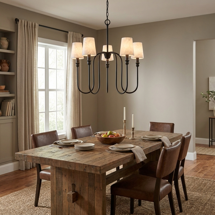Catenary Alabaster Chandelier
