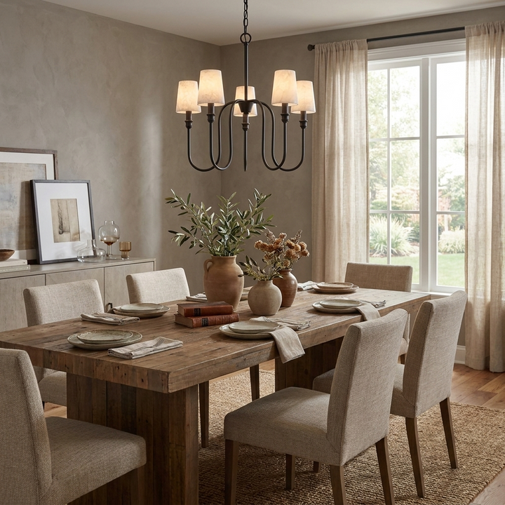 Catenary Alabaster Chandelier