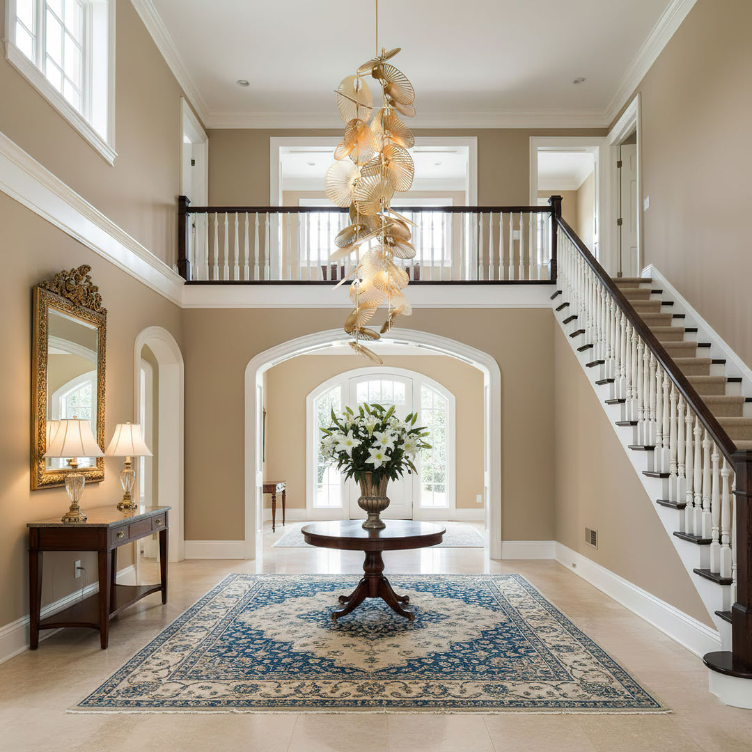 Cattail Leaf Chandelier