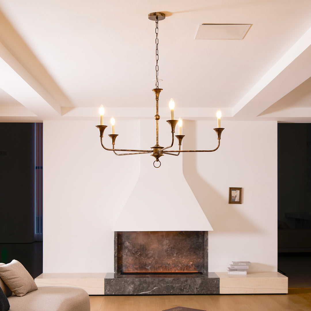 Elara Candle Chandelier - Vakkerlight