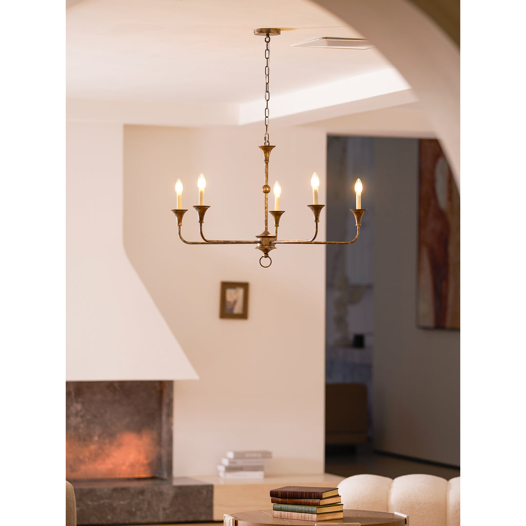 Elara Candle Chandelier - Vakkerlight