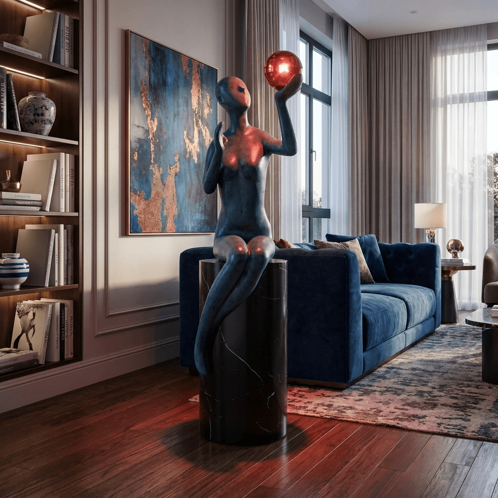 Celeste Poise Sculpture Lamp - Vakkerlight