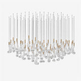 Lustre Célestia LED en Verre Pluie