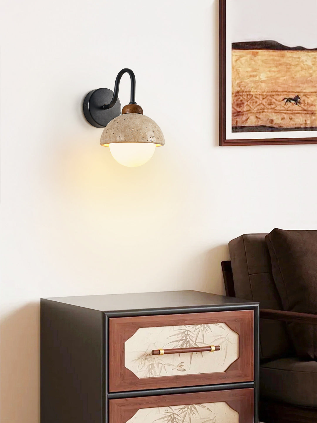 Celestia Travertine Wall Light - Vakkerlight