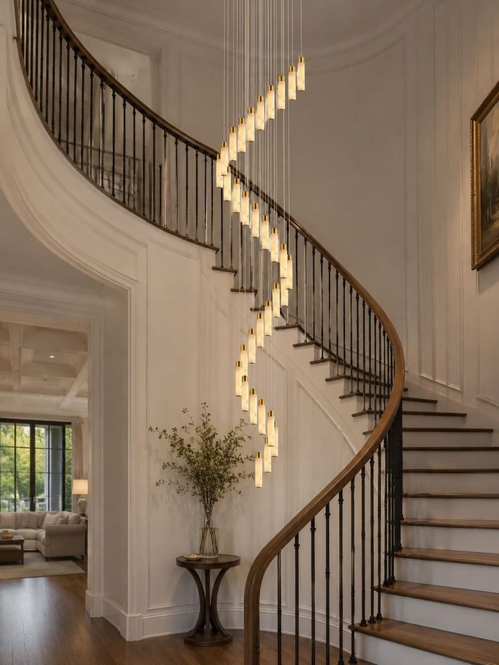 Celestial Alabaster Cascade Chandelier - Vakkerlight