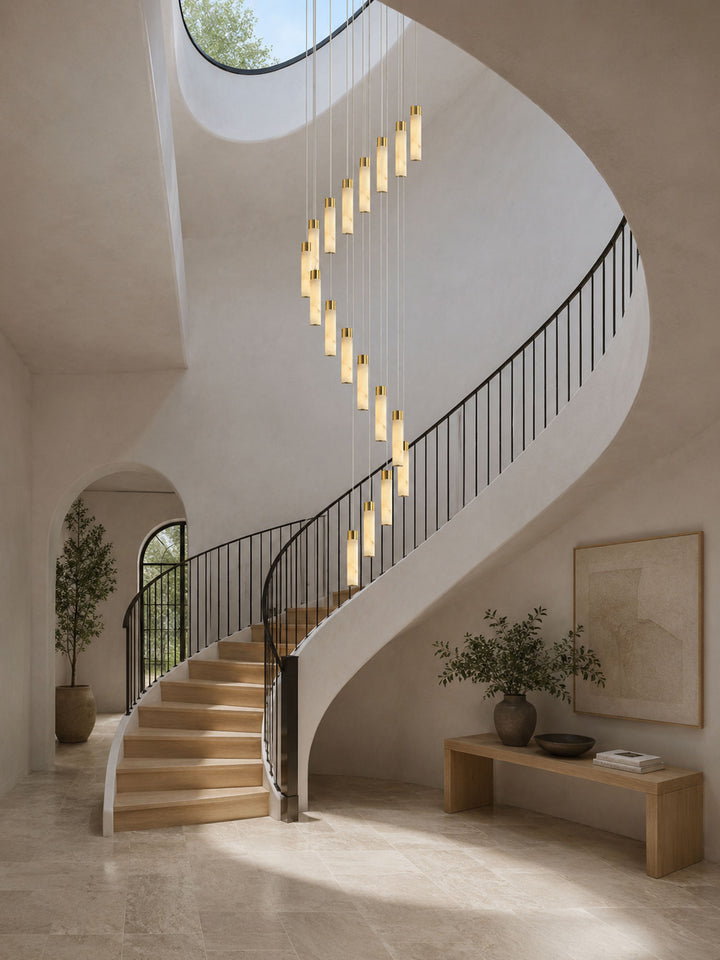 Celestial Alabaster Cascade Chandelier - Vakkerlight
